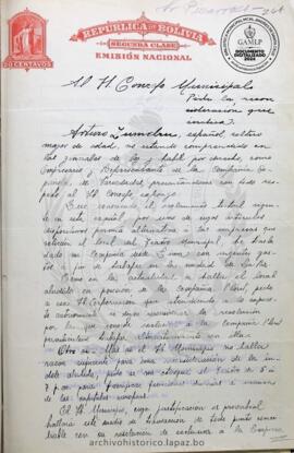 Resolución Municipal ; Asunto: Pide la reconsideración que indica.; Lugar: Teatro Municipal ; Estado: Denegado mediante Resolución; Unidad Receptora: H. Concejo Municipal; Solicitante: Zumelzu, Arturo