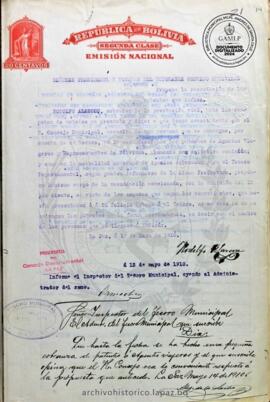 Resolución Municipal; Asunto: Propone la recaudación de las patentes que indica.; Estado: Contiene el informe de la Comisión de Hacienda; Unidad Receptora: H. Concejo Municipal; Solicitante: Alarcón, Rodolfo