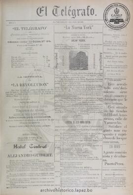 El Telegrafo, edición del 8 de julio de 1893