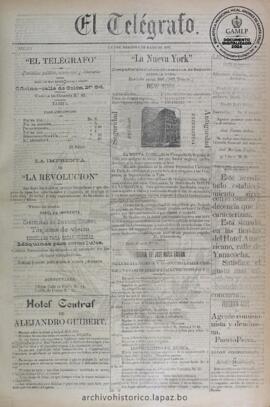 El Telegrafo, edición del 6 de mayo de 1893