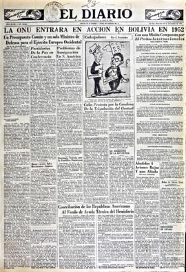 El Diario, edición del 28 de noviembre de 1951