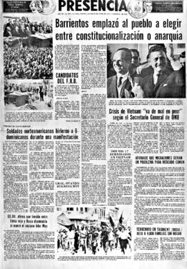 Presencia, edición del 30 de abril de 1966