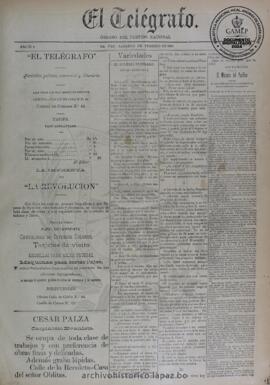 El Telegrafo, edición del 8 de febrero de 1896
