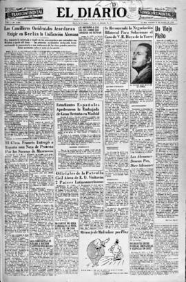 El Diario, edición del 23 de enero de 1954