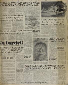 La Tarde, edición del 16 de agosto de 1960