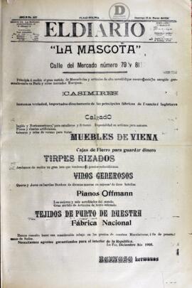 El Diario, edición del 18 de marzo de 1906