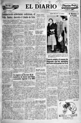 El Diario, edición del 21 de septiembre de 1954
