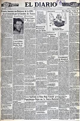 El Diario, edición del 3 de julio de 1952