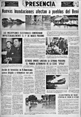 Presencia, edición del 17 de febrero de 1966