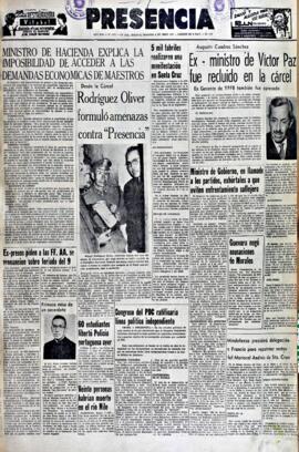Presencia, edición del 4 de abril de 1965
