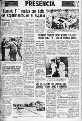 Presencia, edición del 13 de septiembre de 1966