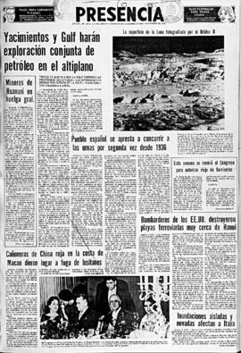Presencia, edición del 6 de diciembre de 1966
