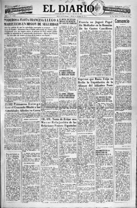 El Diario, edición del 21 de enero de 1954