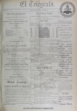 El Telegrafo, edición del 16 de enero de 1894