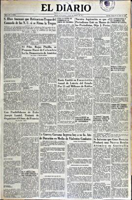 El Diario, edición del 25 de junio de 1953