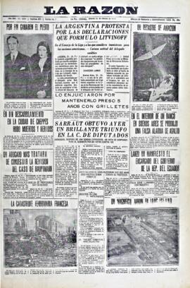 La Razón, edición del 1 de febrero de 1936