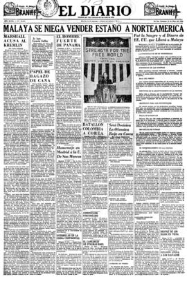 El Diario, edición del 13 de mayo de 1951