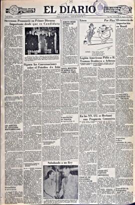 El Diario, edición del 28 de agosto de 1952
