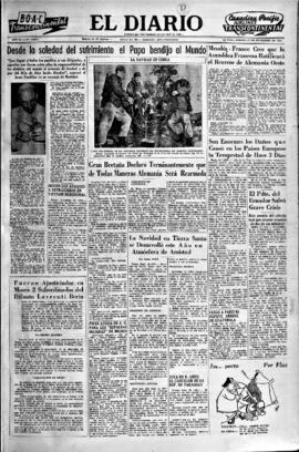 El Diario, edición del 25 de diciembre de 1954