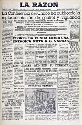 La Razón , edición del 30 de abril de 1937