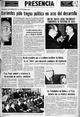 Presencia, edición del 15 de octubre de 1966