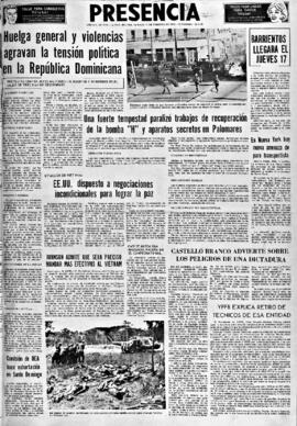 Presencia, edición del 12 de febrero de 1966
