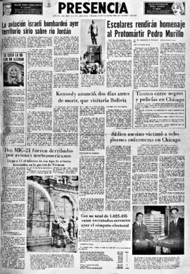 Presencia, edición del 15 de julio de 1966