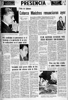 Presencia, edición del 29 de diciembre de 1966