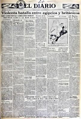 El Diario, edición del 4 de diciembre de 1951