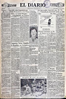 El Diario, edición del 31 de agosto de 1952