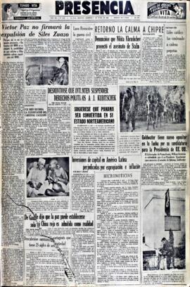 Presencia, edición del 7 de junio de 1964