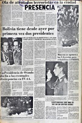 La Razón, edición del 27 de mayo de 1965