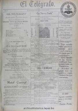 El Telegrafo, edición del 27 de diciembre de 1893