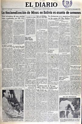 El Diario, edición del 15 de septiembre de 1952