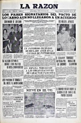 La Razón, edición del 19 de marzo de 1936