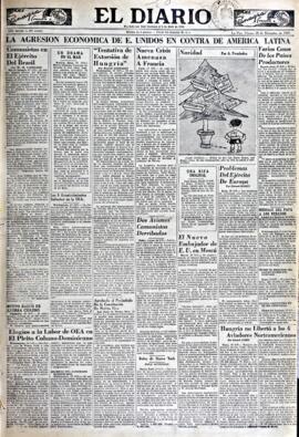 El Diario, edición del 28 de diciembre de 1951