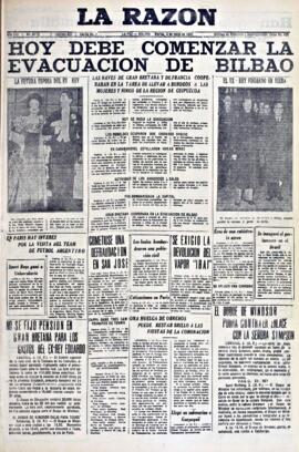 La Razón, edición del 4 de mayo de 1937