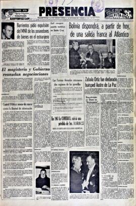 Presencia, edición del 19 de septiembre de 1964