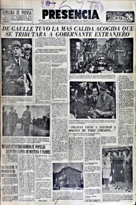 Presencia, edición del 29 de septiembre de 1964
