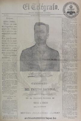 El Telegrafo, edición del 27 de junio de 1895