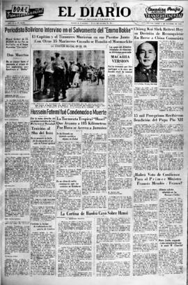 El Diario, edición del 11 de octubre de 1954