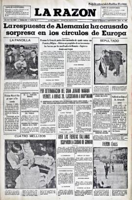 La Razón, edición del 2 de abril de 1936
