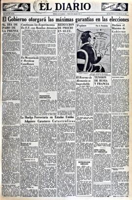 El Diario, edición del 4 de febrero de 1951