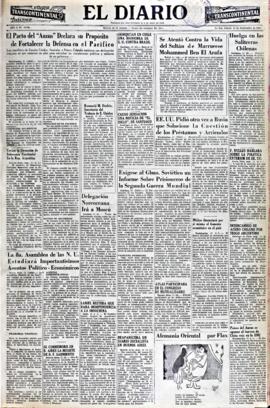 El Diario, edición del 12 de septiembre de 1953
