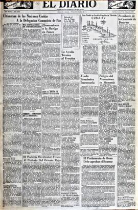 El Diario, edición del 28 de febrero de 1952