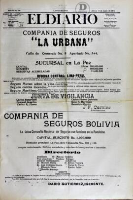 El Diario, edición del 14 de junio de 1906