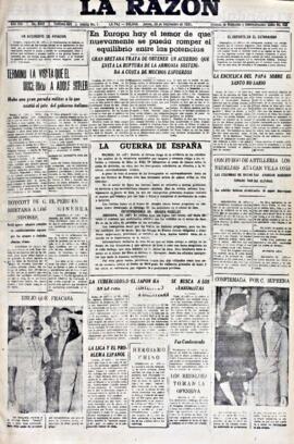 La Razón, edición del 30 de septiembre de 1937