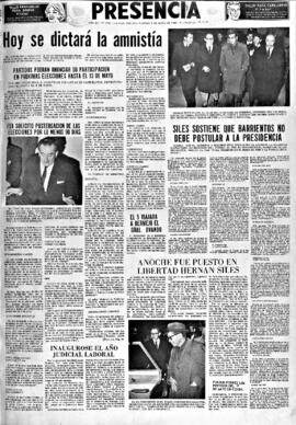 Presencia, edición del 3 de mayo de 1966