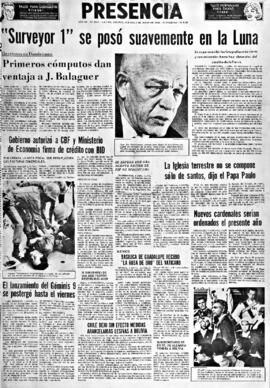 Presencia, edición del 2 de junio de 1966