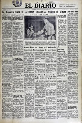 El Diario, edición del 27 de febrero de 1955